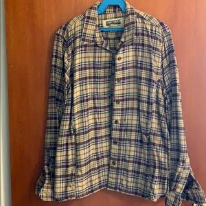 Stormy Kromer purple plaid flannel
